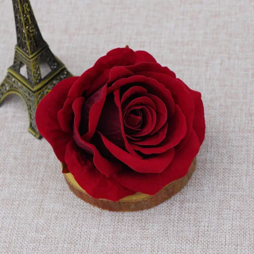 Miniatura 22 de 10 piezas de flores artificiales sin tallo de 3.9 in de cabeza de rosas artificiales estéticas para bodas, ramos, guirnaldas