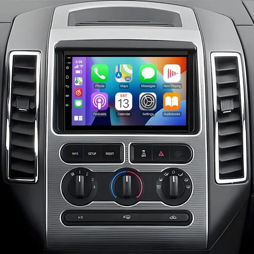 Miniatura 9 de PHEZEN Estéreo de coche con pantalla táctil de 7 pulgadas compatible con Ford Edge 2007-2010, Android 13 Doble DIN Radio de coche con Carplay