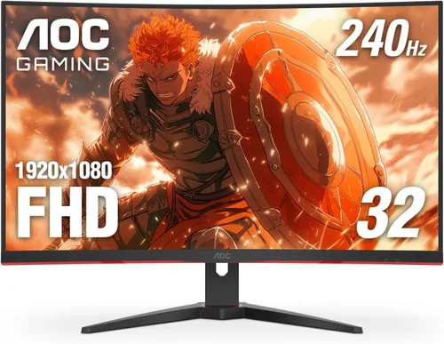 Miniatura 11 de AOC C24G42E Monitor de juego ultrarrápido curvo de 24" sin marco, 1500R, FHD 1080p, 180Hz 0.5ms MPRT, HDMI 2.0 x2, Display Port x1, HDR, altavoces