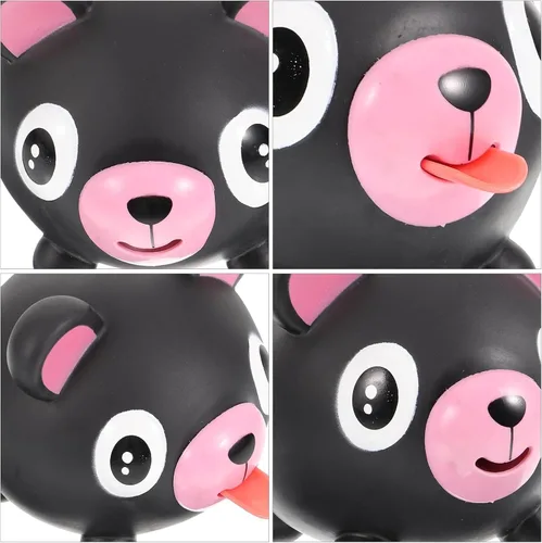 Miniatura 5 de TOYANDONA Juguetes de descompresión con ventilación para aliviar el estrés, pelota para perros, regalos para clase excepcional, juguetes para Negro