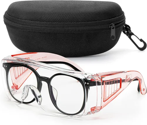 Miniatura 12 de UNCO - Gafas de seguridad sobre gafas, gafas protectoras, antiniebla, trabajo, gafas de seguridad sobre Negro