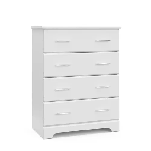 Miniatura 19 de Storkcraft - Cómoda de 4 cajones Brookside (color gris), con certificado GREENGUARD Gold, para habitación de bebé o niños, organizador