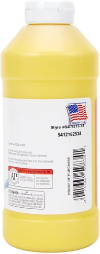Miniatura 14 de Crayola Premier - Pintura al temple para niños, color blanco (16 onzas), suministros para el aula para niños, ideal para artes y manualidades,