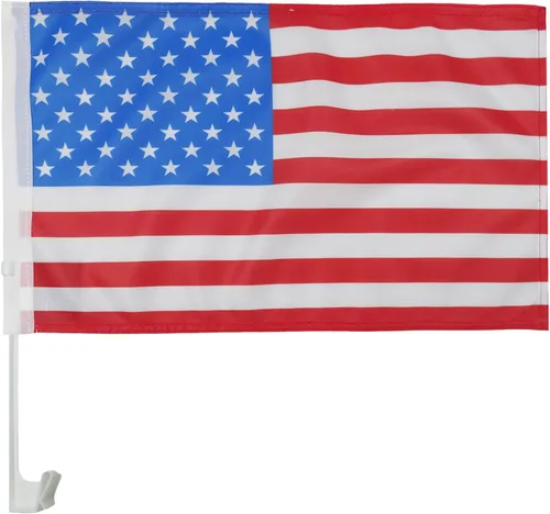AZ FLAG Bandera de coche de Estados Unidos de 18 x 12 pulgadas - Estados Unidos - Banderas de coche estadounidenses de 11.8 x 17.7 in - Bandera de