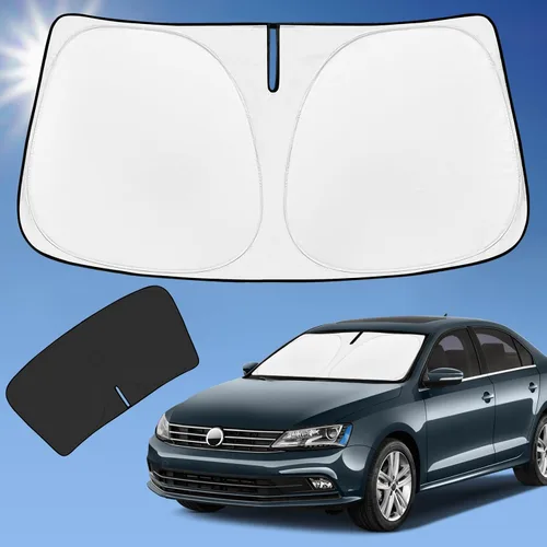 Miniatura 109 de para Dodge RAM 1500 2019-2024 2025 2026 Parasol Parasol para Parabrisas Cubierta - 4 Capas Parasol para Ventana Delantera para RAM1500 2Puertas