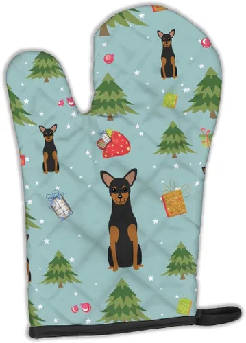 Miniatura 177 de Caroline's Treasures BB2732OVMT Dog House Collection Border Collie - Guante de horno grueso resistente al calor para sartenes calientes y horno