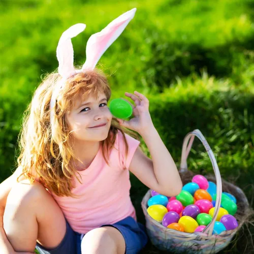 Miniatura 8 de LUKBERA 200 huevos de plástico brillantes a granel, 2.4 pulgadas, varios colores, con cáscara vacía, rellenables, huevos de Pascua para niños