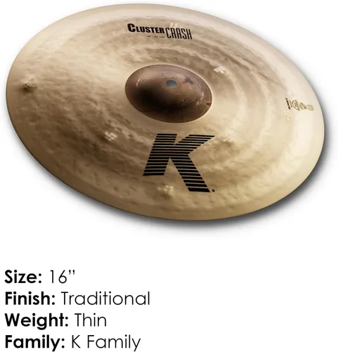 Miniatura 2 de Zildjian K0931 16" K Zildjian Cluster Crash