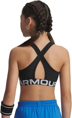 Miniatura 2 de Under Armour Sujetador deportivo de impacto medio con espalda cruzada para niñas