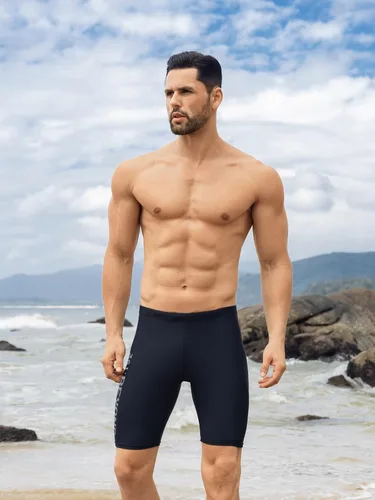 Miniatura 9 de 361 Swim Jammers for Men, Pro Racing Training Swimsuit, Chlorine Resistant Endurance Swimming Pants
