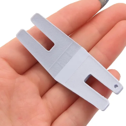 Miniatura 4 de Herramientas de costura Botón Placa de Liquidación Botón-Caña Joroba Jumper Presser Foot 413105601 Fit All Husqvarna Viking Pfaff Brother Singer