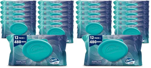Miniatura 10 de Charmin Toallitas desechables, 160 toallitas en total (4 paquetes de 40)