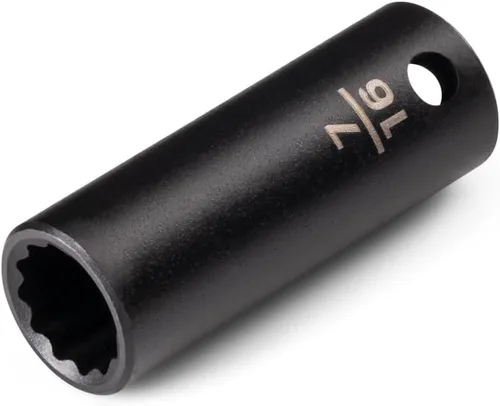 Miniatura 70 de TEKTON Accionamiento de 3/8 pulgadas x 1 pulgada Zócalo de impacto de 12 puntos poco profundo SID12225