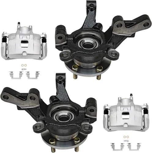 Miniatura 103 de Detroit Axle - Pinza de freno trasera izquierda para Chevrolet Equinox Captiva Sport GMC Terrain Saturn Vue Pontiac Torrent Pinza de freno lateral