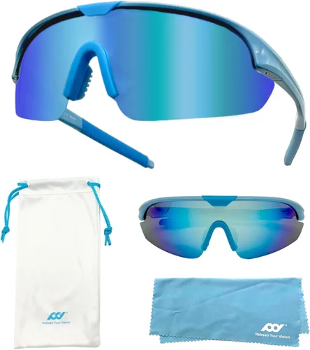 Miniatura 6 de XII WY escudo polarizado jóvenes niños junior deportes gafas de sol ciclismo correr golf béisbol para niños niñas