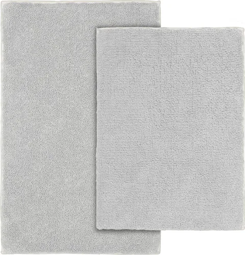 Miniatura 11 de Garland Rug Queen Cotton Sea Foam de 22 x 60 pulgadas ultra suave, afelpada, altamente absorbente, lavable a máquina, toalla de suelo para ducha