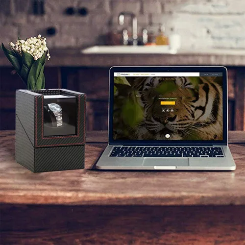 Miniatura 7 de Bobinadora de reloj para relojes automáticos Caja de reloj Bobinadora automática Motor japonés con opción de batería