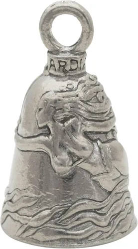 Miniatura 10 de Campana de buena suerte contra el mal de ojo de Guardian Bell con llavero y bolsa de regalo de terciopelo negro Regalo de buena suerte de peltre