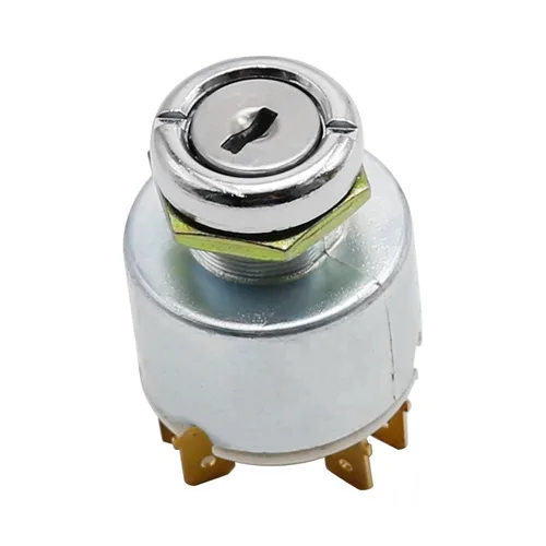 Miniatura 3 de 31973K4183 Interruptor de arranque de llave de encendido impermeable con 3 posiciones, 5 terminales, 2 llaves, adecuado para automóviles