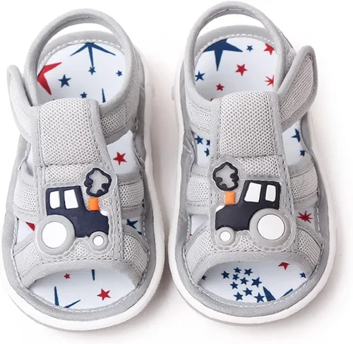 Miniatura 3 de OAISNIT Sandalias de verano para bebé niño y niña, zapatos chirriantes, ligeros, antideslizantes, para niños pequeños