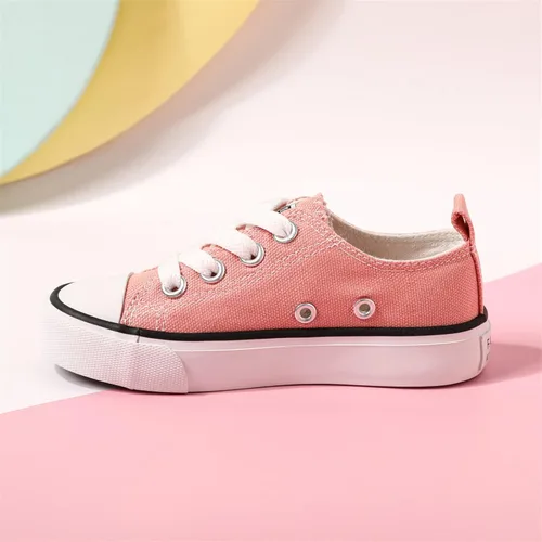 Miniatura 4 de PATPAT Tenis sin cordones para niños y niñas, tenis para niños pequeños, zapatos de lona para niños pequeños, Blanco