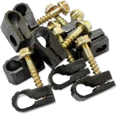 Miniatura 18 de STEREN Clips para Cable Coaxial - Soporte para Cables - Clips de Alambre - Clips de Revestimiento para Colgar - Soporte de Cable para Escritorio