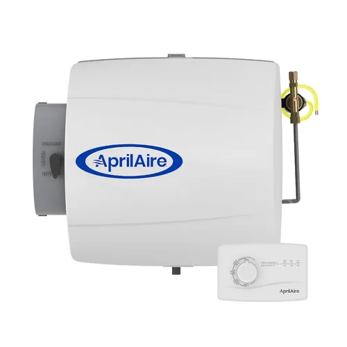 AprilAire 500M Humidificador para toda la casa, humidificador manual y compacto para conectar al sistema de ventilación, humidificador de gran