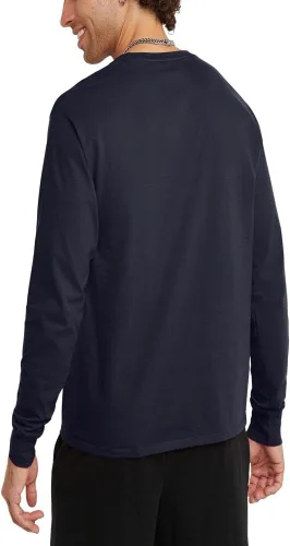 Miniatura 83 de Champion Camiseta de manga larga para hombre, camiseta clásica para hombre (regular o grande y alto)