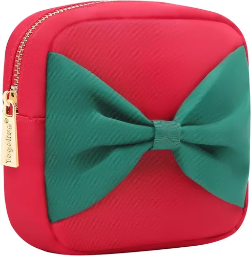 Miniatura 20 de Bolsa de maquillaje de viaje cosmética bolsa de maquillaje de aseo Orgnizer para mujeres, Sacos transparentes de color rosa intenso, Internacional