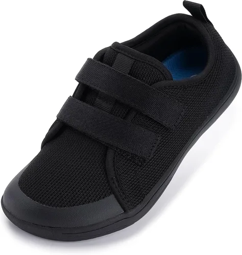 WHITIN Zapatos descalzos anchos para niños pequeños y grandes Zapatillas minimalistas para niños y niñas Splay naturalmente Ligero