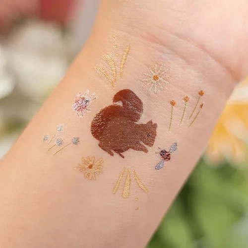 Miniatura 5 de Cheerland 108 tatuajes de hadas temporales para decoraciones de fiesta de hadas, regalos de fiesta de bosque, jardín de bosque encantado