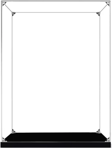Vitrina de casco para casco Lego 75304 75328 75277 76165 75276 75305 75349 75350 75351, caja transparente de acrílico, 7.8 x 7.8 x 9.4 pulgadas