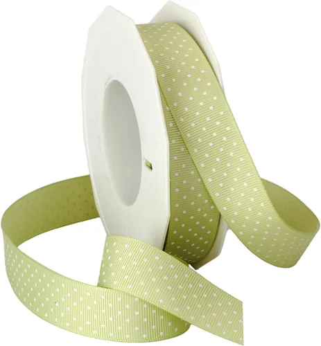 Miniatura 37 de Morex Ribbon Swiss Dot - Cinta de grogrén de poliéster, carrete de 3/8 pulgadas por 20 yardas, aguamarina