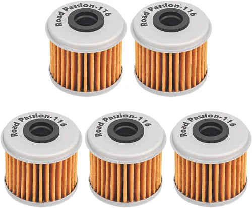 Road Passion Filtro de aceite de alto rendimiento para HONDA TRX450R 450 06-09 2012 TRX450 R 444 04-05 TRX450ER 450 06-09 12-14 (paquete de 5)