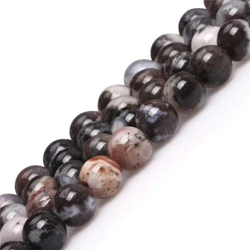 Miniatura 21 de Cuentas de jade africano occidental para hacer joyas, piedras preciosas naturales semipreciosas de 0.157 in, redondas, color verde, 15 pulgadas JOE