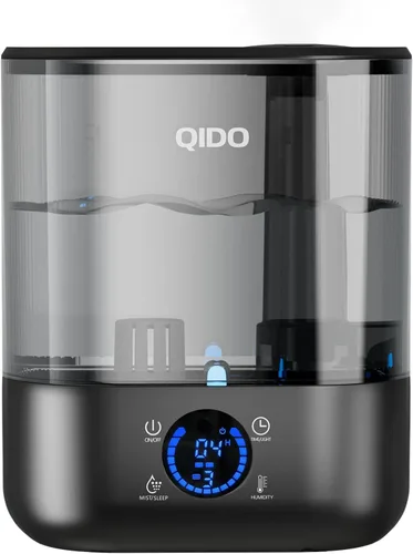 COMHOMA Humidificadores inteligentes para dormitorio, humidificador de llenado superior de 5 L, difusor de aceite esencial para bebés y plantas, 3