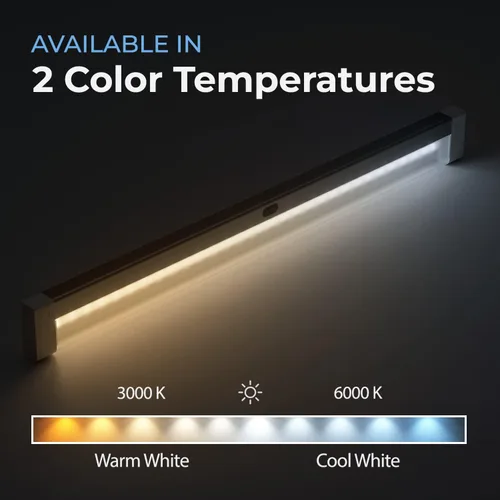 Miniatura 7 de EShine Kit de iluminación LED activado por movimiento de mano para debajo del gabinete, regulable, paquete de 1, 40 pulgadas - Control de atenuación
