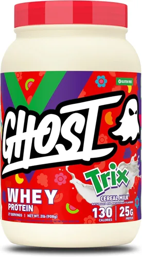 Miniatura 17 de GHOST Proteína de suero en polvo, leche de cereales de mantequilla de maní - 2 libras, 26G de proteína - Mezcla de proteína de suero - Batidos