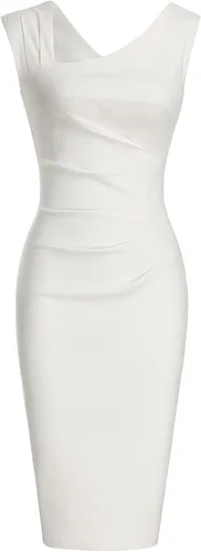 Miniatura 3 de MUXXN - Vestido de estilo retro de los años 50 sin mangas para mujer, estilo ejecutivo en forma de lápiz