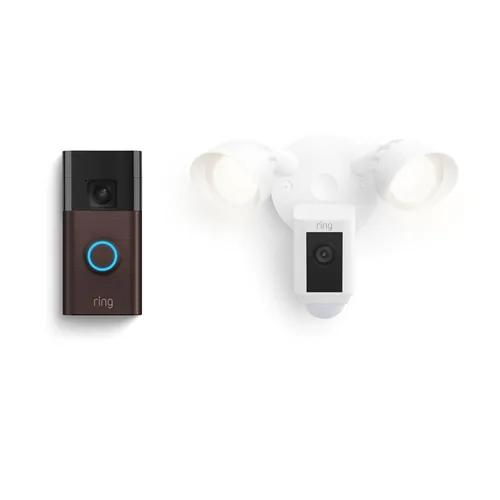 Miniatura 2 de Timbre con cámara inalámbrico Ring con Ring Floodlight Cam Wired Plus (Blanco)