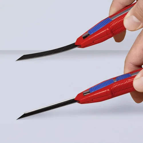 Miniatura 12 de KNIPEX Tools CutiX Cuchillo universal a presión, 6-1/2 pulgadas, rojo/azul