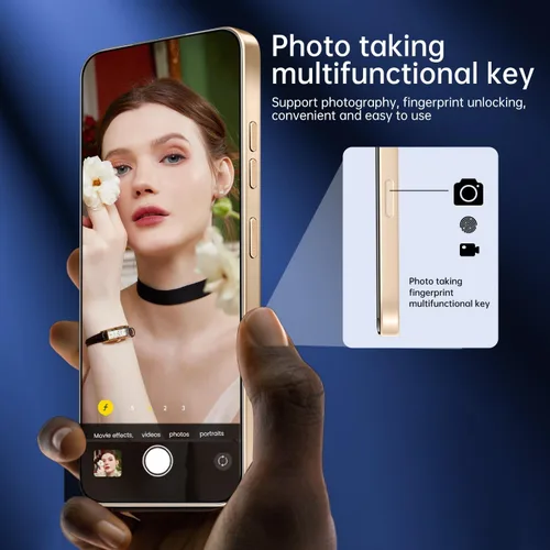 Miniatura 2 de OEJBK 16PROMA X Smartphone Nueva Actualización 16GB+512GB/Pantalla de 17,75 cm, Cámara Zoom 68+108MP, Acabado de Vidrio Templado, 7000mAh, Desert