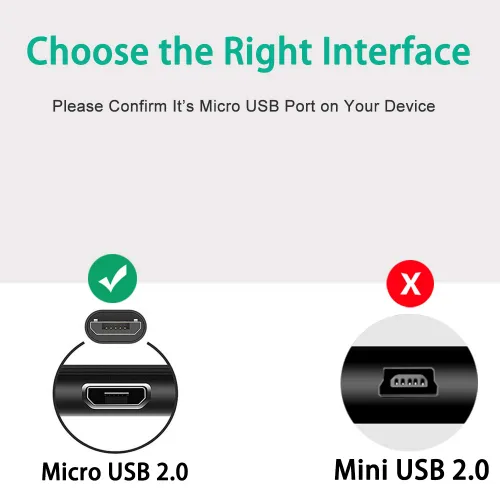 Miniatura 2 de GUY-TECH Cable de carga USB, cable de carga compatible con Edifier M21 M23 Bluetooth compacto portátil reproductor MP3 sonido envolvente altavoz