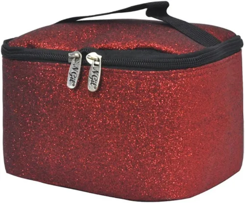 Miniatura 7 de NGIL Bolsa de cosméticos de viaje, bolsa organizadora de maquillaje para mujeres y niñas, Azul Rey Diamantina, Casual