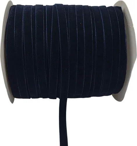 Miniatura 62 de Bobina de cinta de terciopelo de 10 yardas, disponible en muchos colores (Beige, 1 1/2 pulgadas)