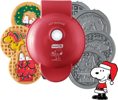 Miniatura 14 de Disney Dash MultiMaker Mini Maker System - Máquina eléctrica de gofres y platos intercambiables - 1 MultiMaker, 4 platos, diseño de Mickey Mouse