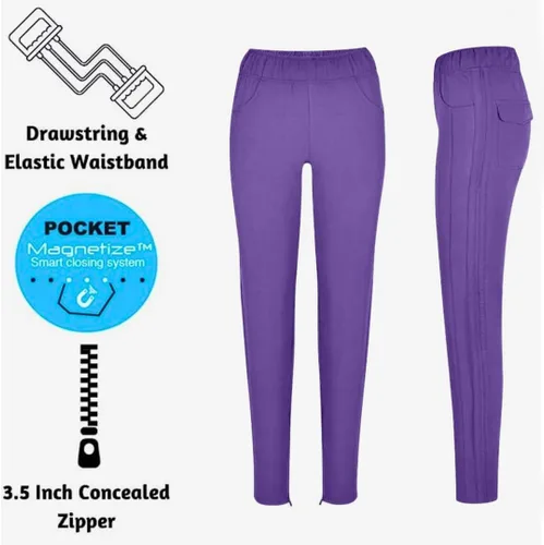 Miniatura 25 de Conjunto de 7 bolsillos Tali & Maya de enfermería para mujer, conjunto de uniforme médico diario para mujer, 3 bolsillos, parte superior, 4
