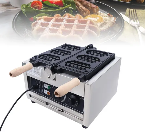 Miniatura 10 de Pescado en forma de Taiyaki Maker Máquina de gofres en forma de pescado de acero inoxidable Moldes para hornear antiadherentes Máquina de gofres