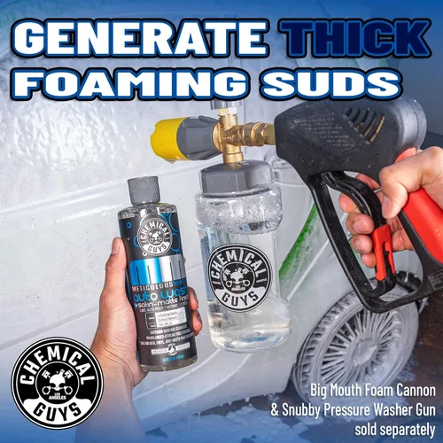 Miniatura 3 de Chemical Guys CWS 995 1602 Jabón Meticuloso para Lavado de Autos con Acabado Mate (para cañones de espuma, pistolas de espuma o lavados de cubeta)