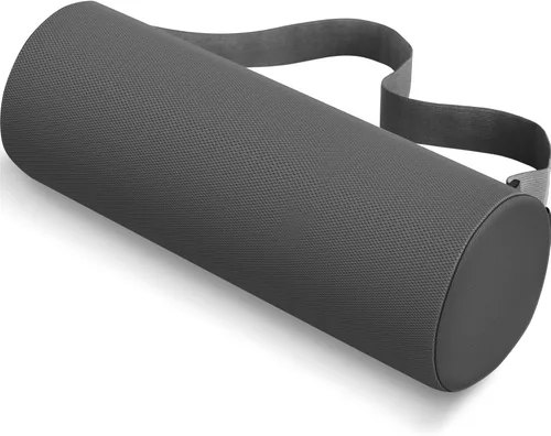CushZone Cojín de asiento, almohada de soporte de rollo lumbar para silla de oficina, automóvil, silla de juegos, cojín de respaldo de espuma Gris